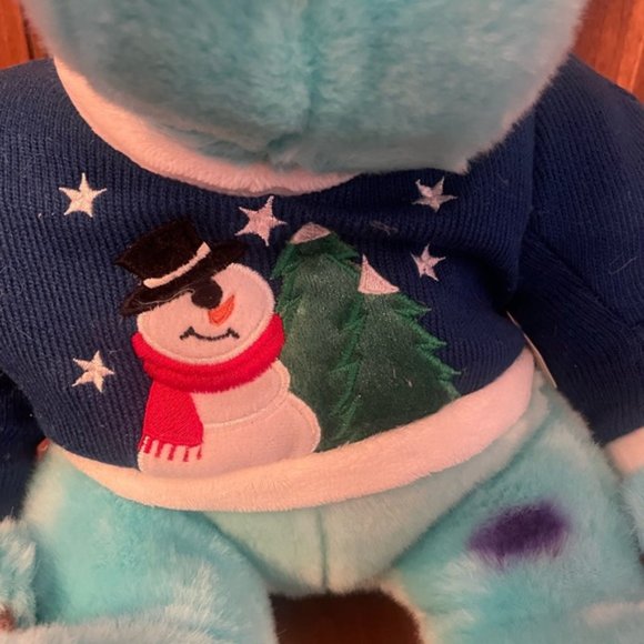 New Disney Store Exclusive Sulley Snowman Plush 12" Monsters Inc. Christmas Toy - Picture 3 of 7